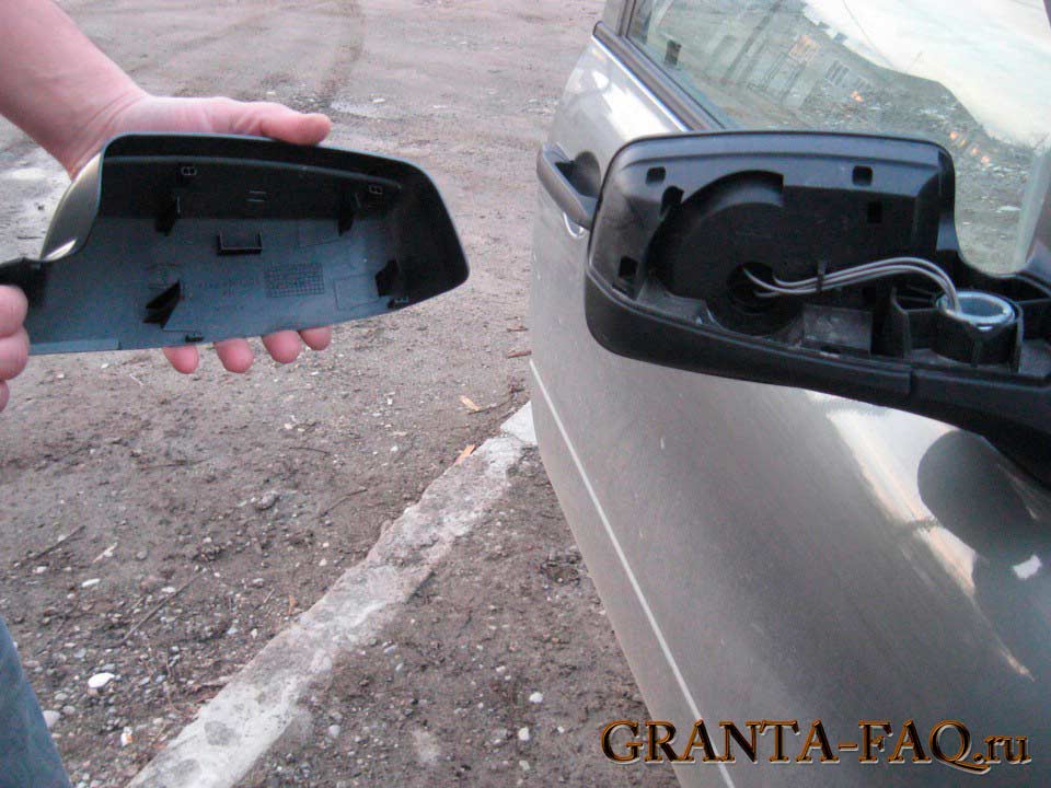 Зеркала в цвет кузова на Лада Гранта (granta)