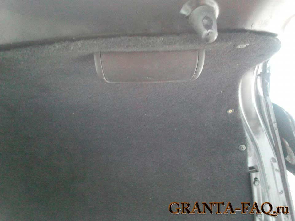 Ручка закрытия багажника на гранте (granta)