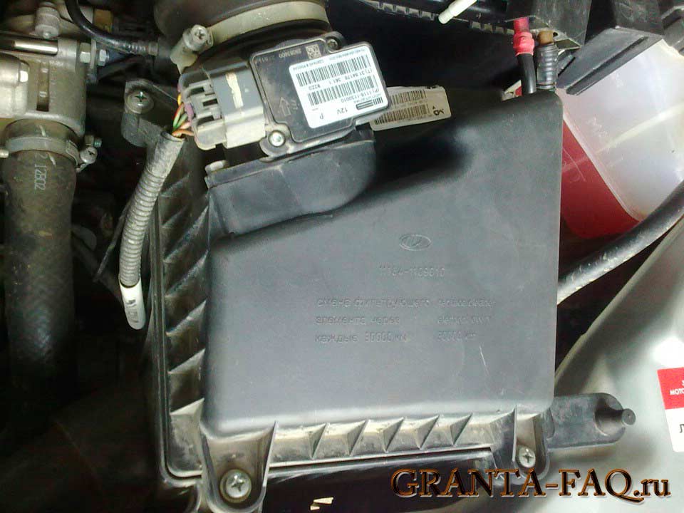 Замена воздушного фильтра на гранте (granta)