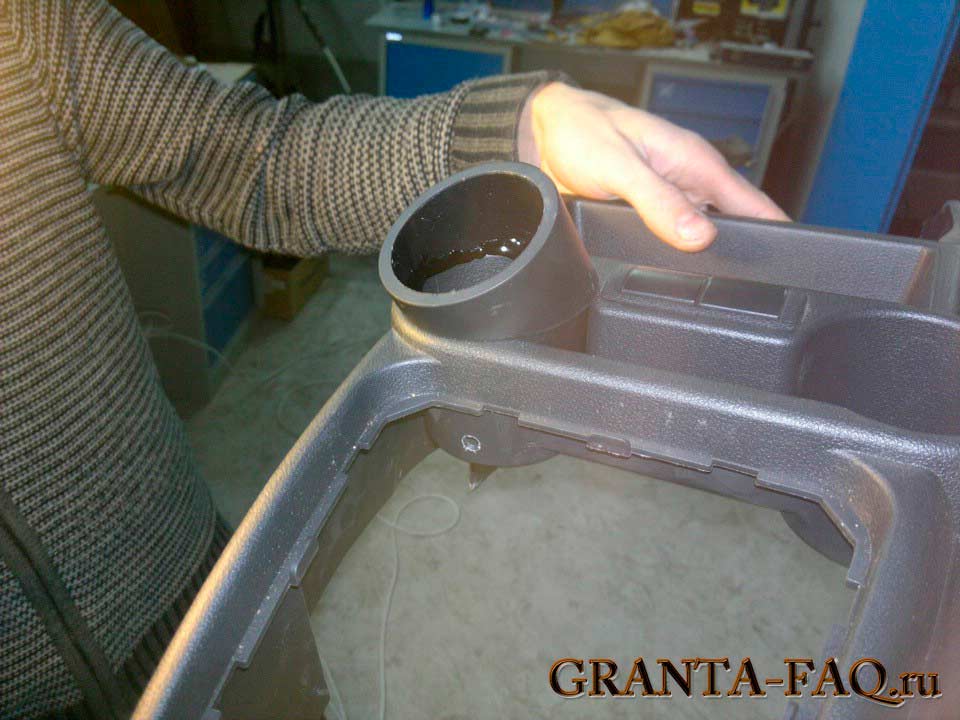 Датчик температуры двигателя на гранту (granta)