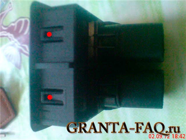 Изменение подсветки кнопок электростеклоподъемников на гранте (granta)