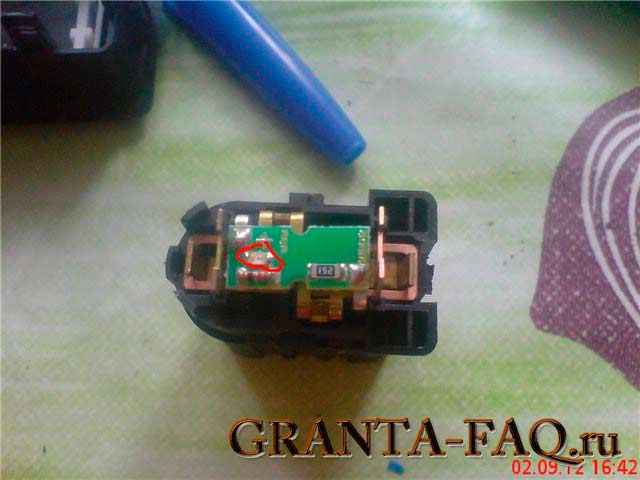Изменение подсветки кнопок электростеклоподъемников на гранте (granta)